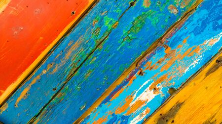 Rustic and abstract texture wooden colored backgroundの写真素材