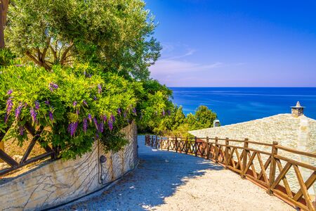 Mylopotamos landmark, Pelion, Greeceの写真素材