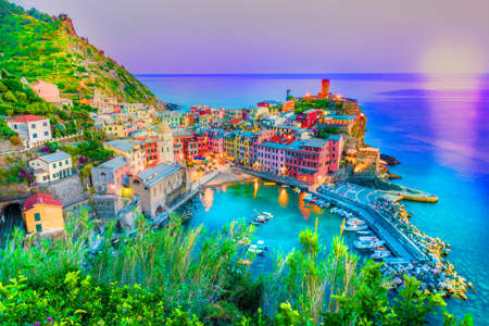 Vernaza village, Cinque Terre, Liguria, Italy, Europeのeditorial素材