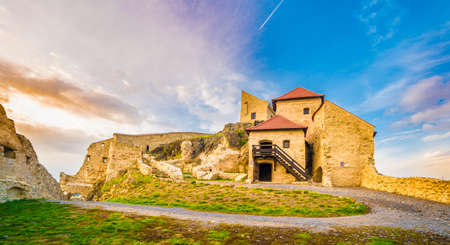 Medieval Fortress Rupea, Brasov landmark, Transylvania, Romaniaのeditorial素材