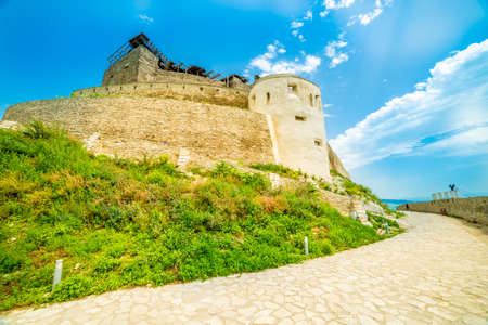 Deva Fortress, place of a Dacian settlement, Romania, Europeのeditorial素材