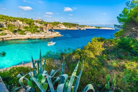 View of  Cala Llombards, Mallorca Island, Spainの写真素材