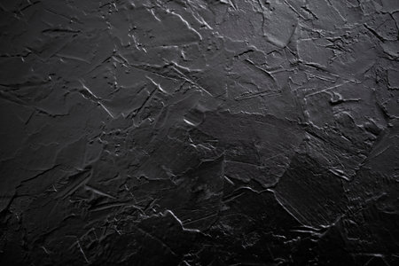 Glossy plaster stucco , black color granite structure abstract backdrop