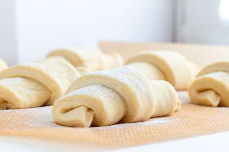 Delicious croissants as a symbol of French pastries
