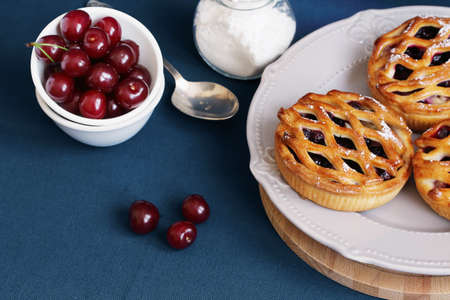 Cherry pie for home tea