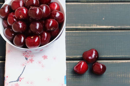 ripe cherries for domestic preparations