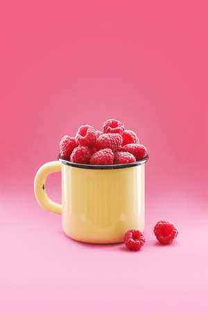 ripe raspberry for domestic preparations