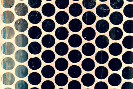 vintage background in the form of iron bars