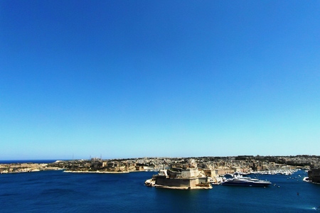 Malta island, fantastic mediterranean sea and good holidays in Europeの写真素材