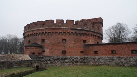 Fantastic view of Kaliningrad city, baltic town in Russia