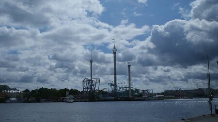 Swedish city Stockholm, beauty of nature and architecture