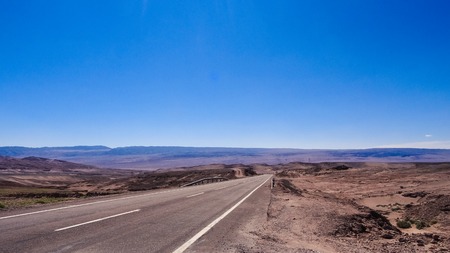 Valle de la Luna in Atacama Desert, Chile. Amazing landscape of the unusual nature in South America.の写真素材