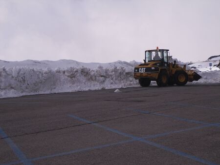Winter weather on Etna volcano. It is situated on Sicily island, very beautiful place in Italy.