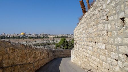 The stunning ancient city of Jerusalem. Pilgrims from all over the world come here to see the sacred...