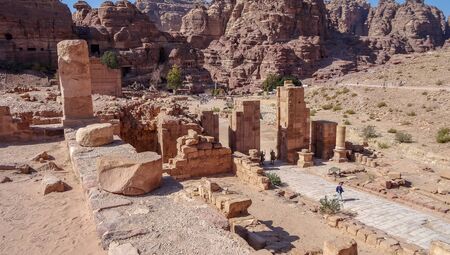 Petra is one of the wonders of the world created by people. Treasures and tombs are carved into the...