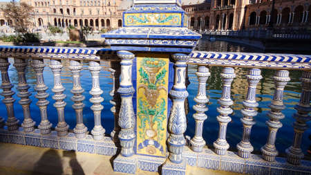 Amazing Andalucia. Beautiful city on the south of Spain - Seville. Architecture and nice Plaza de...