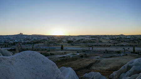 Amazing valley in Cappadocia, unusual reliefの写真素材