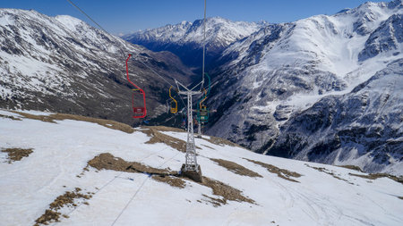 The beauty of Kabardino-Balkaria is the mountains of Elbrus and Cheget. Very beautiful resort for an active and relaxing holidayの写真素材