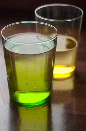 glass of the mineral waterの写真素材