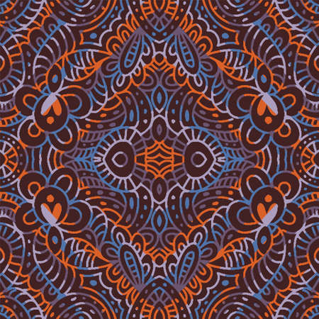 Vector african tribal ethnic seamless pattern repeat