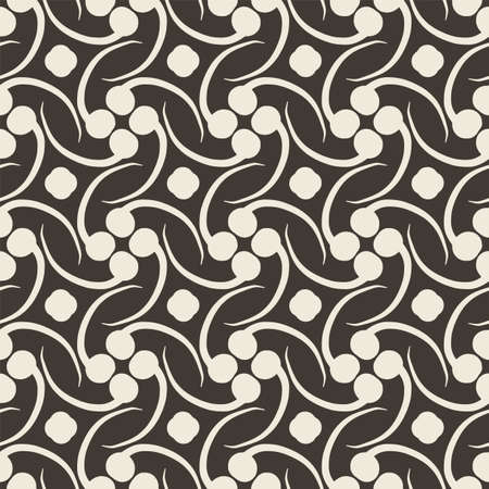 Vector Abstract Geometric Floral Seamless Pattern Backgroundのイラスト素材