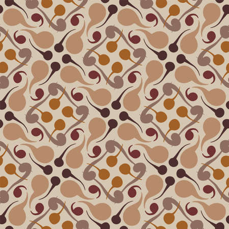 Vector abstract geometric dots and lines seamless pattern backgroundのイラスト素材