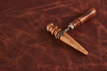 Tools for working with genuine leather