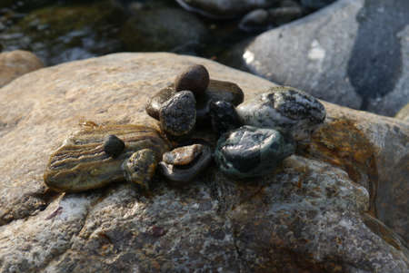 stones at the river water