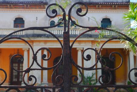 architecture house colonial mexicoのeditorial素材