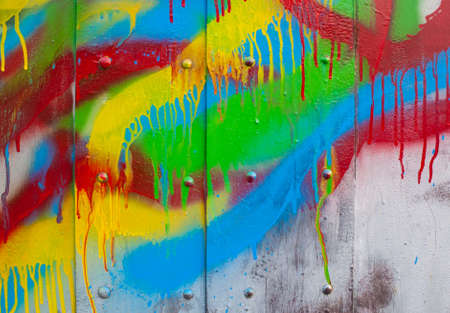 Colorful graffitiの写真素材