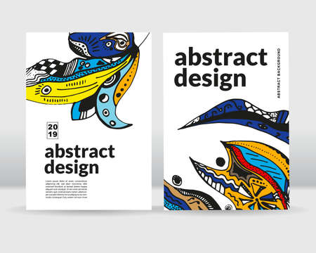 Abstract flowers background. It can be used for posters, cards, flyers, brochures, magazines and any kind of coverのイラスト素材