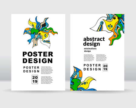 Abstract flowers background. It can be used for posters, cards, flyers, brochures, magazines and any kind of cover. EPS 10. Vector illustrationの写真素材