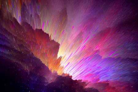 Space bright fantasy abstract background
