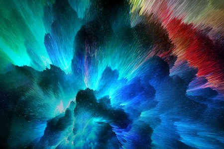 Space bright fantasy abstract background