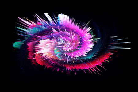 Space bright fantasy abstract background