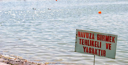 Warningの写真素材