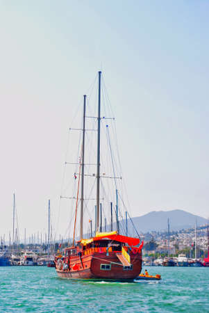 Boat setting offのeditorial素材