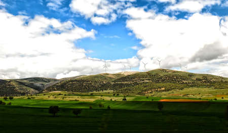 Wind mills on the hill