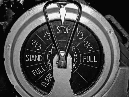 Ship throttleの写真素材