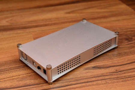 External 3.5 hard driveの写真素材