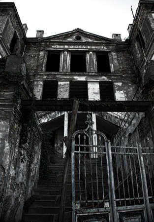 Old abandoned mansionの写真素材