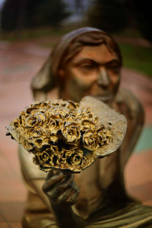 Woman statueの写真素材