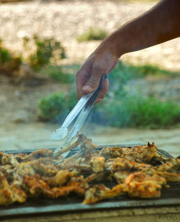 Chicken barbecueの写真素材