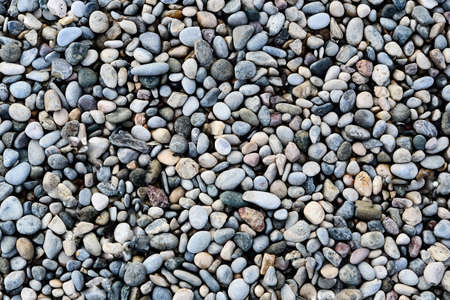 Pebble stones texture backgroundの写真素材