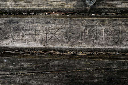 Old wood plank timberの写真素材