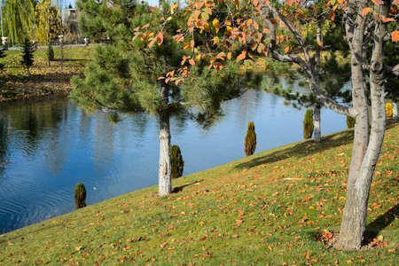 Porsuk river eskisehir turkeyの写真素材