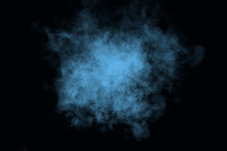 Blue dust explosion template texture backgroundの写真素材