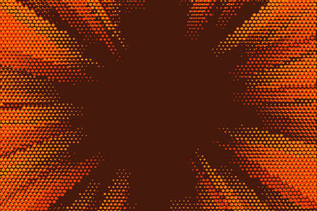 Dots pop art template background