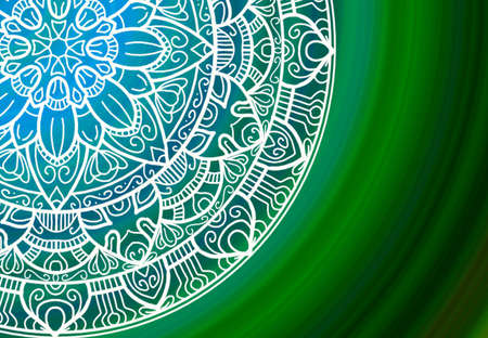 Mandala Template texture backgroundの写真素材