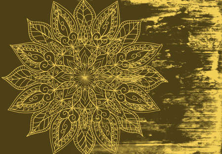 Mandala Template texture backgroundの写真素材